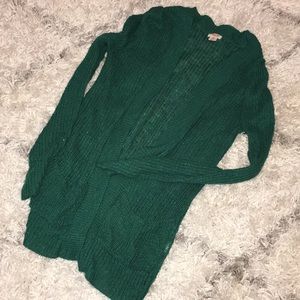 Teal cardigan